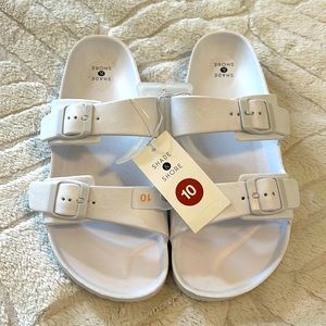 Shade & Shore white sandals